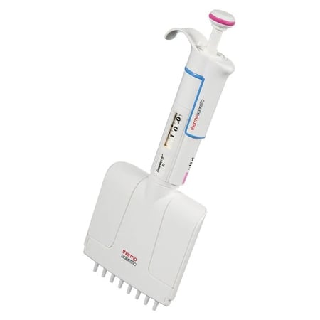 Thermo Fisher Scientific Finnpipette™ F1 Manual 8-Channel Pipette, 1-10 µL, 4661000N